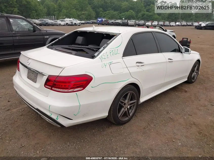 2015 Mercedes-Benz E 250 Bluetec 4Matic VIN: WDDHF9HB2FB102625 Lot: 45635787