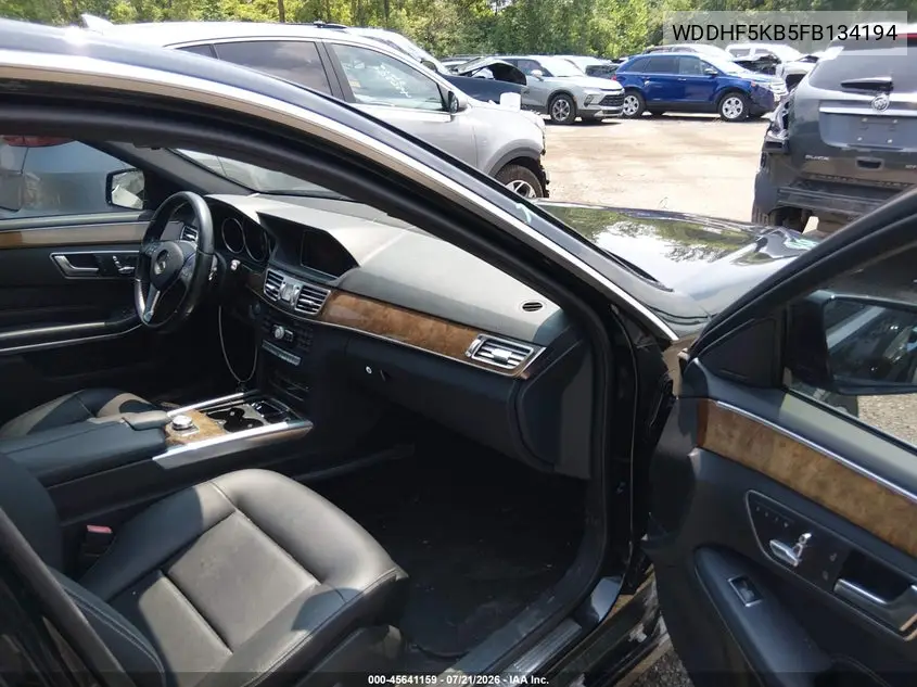 2015 Mercedes-Benz E 350 VIN: WDDHF5KB5FB134194 Lot: 45641159