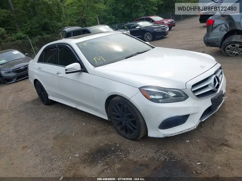 2015 Mercedes-Benz E 350 4Matic VIN: WDDHF8JB8FB122480 Lot: 45648850
