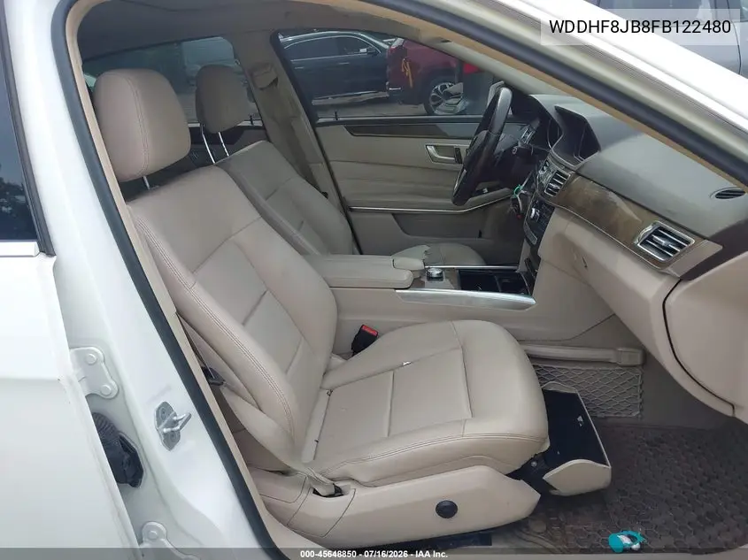 2015 Mercedes-Benz E 350 4Matic VIN: WDDHF8JB8FB122480 Lot: 45648850