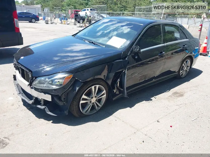 2016 Mercedes-Benz E 350 VIN: WDDHF5KB9GB265310 Lot: 45315511