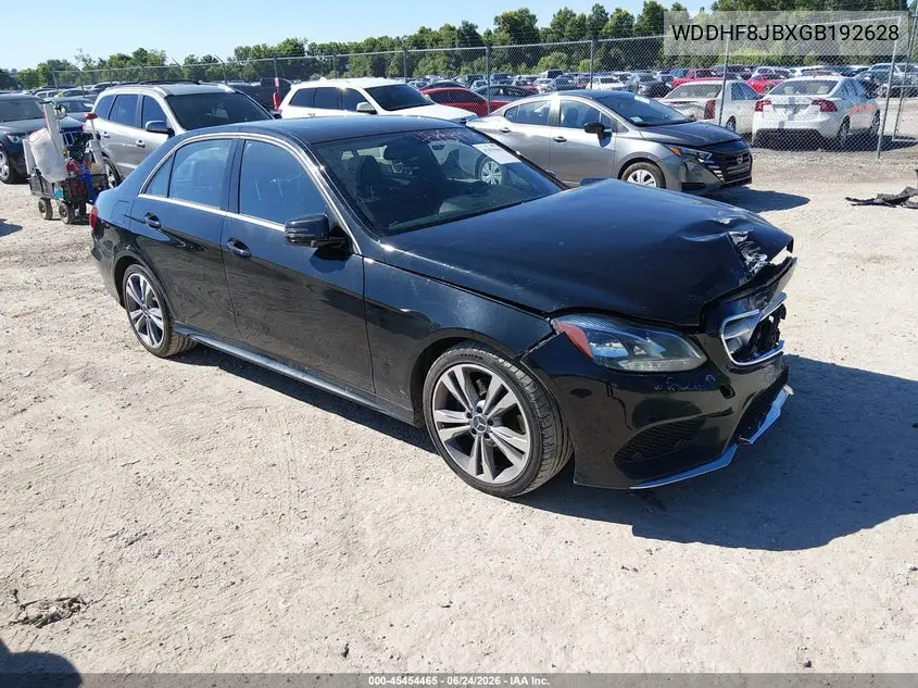 2016 Mercedes-Benz E 350 4Matic VIN: WDDHF8JBXGB192628 Lot: 45454465