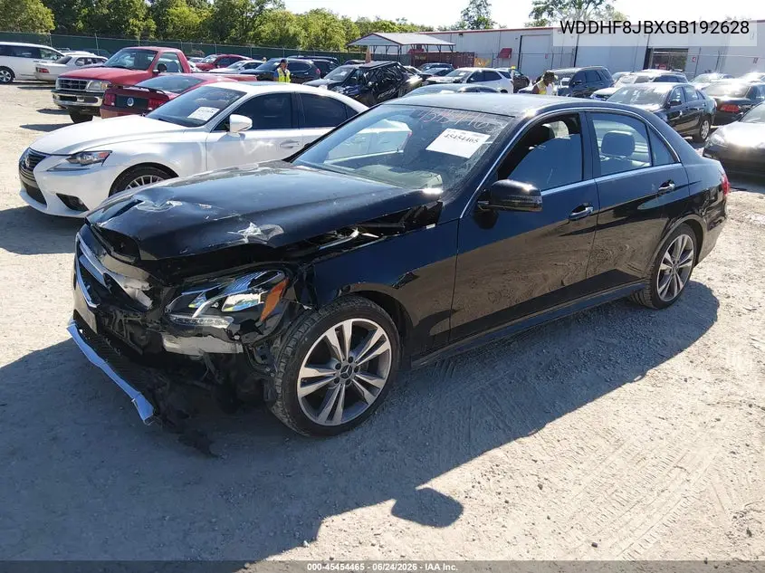 2016 Mercedes-Benz E 350 4Matic VIN: WDDHF8JBXGB192628 Lot: 45454465