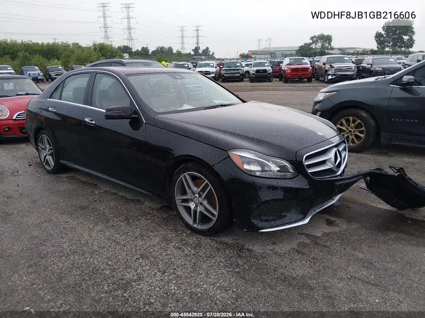 2016 Mercedes-Benz E 350 4Matic VIN: WDDHF8JB1GB216606 Lot: 45542920