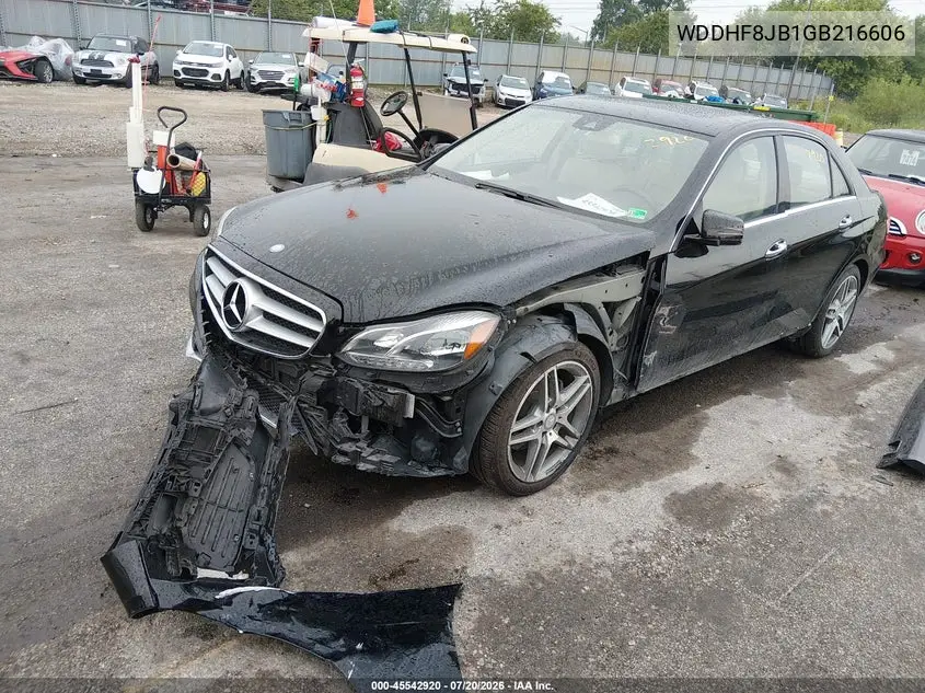 2016 Mercedes-Benz E 350 4Matic VIN: WDDHF8JB1GB216606 Lot: 45542920