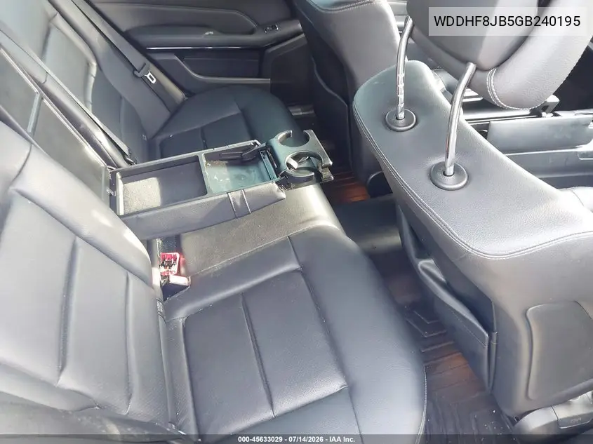 2016 Mercedes-Benz E 350 4Matic VIN: WDDHF8JB5GB240195 Lot: 45633029