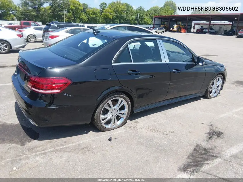 2016 Mercedes-Benz E 350 VIN: WDDHF5KB9GB306602 Lot: 45635139