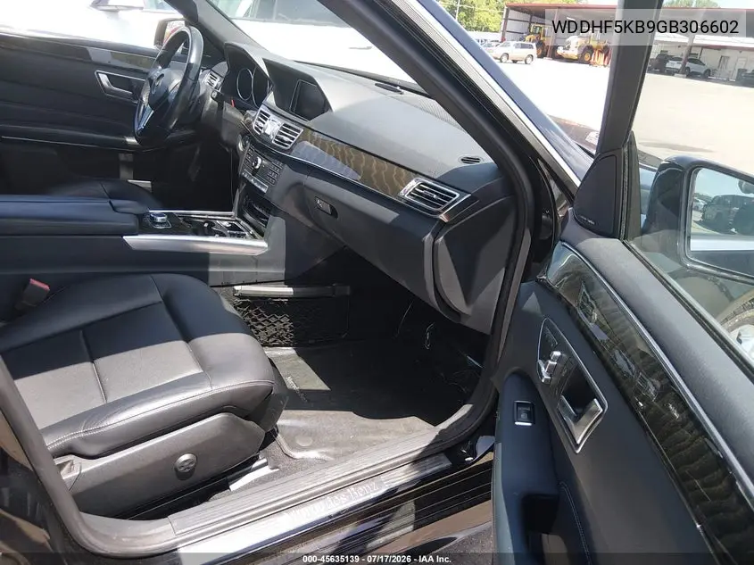 2016 Mercedes-Benz E 350 VIN: WDDHF5KB9GB306602 Lot: 45635139