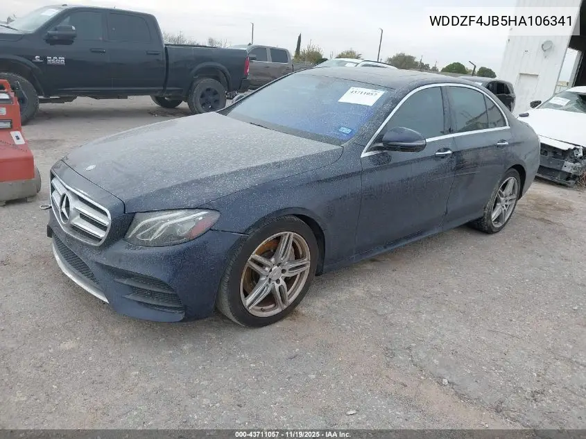 WDDZF4JB5HA106341 2017 Mercedes-Benz E 300