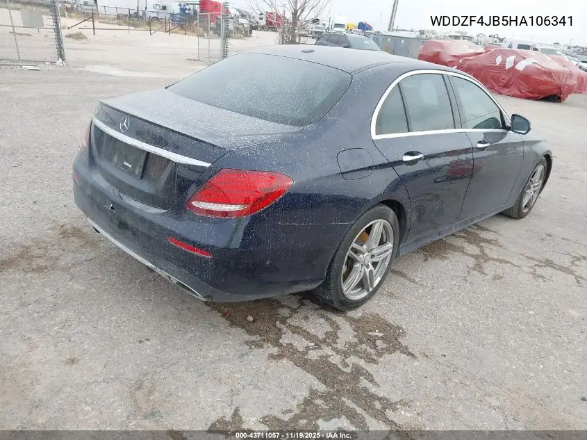 WDDZF4JB5HA106341 2017 Mercedes-Benz E 300