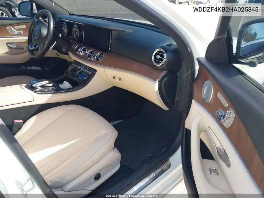 WDDZF4KB2HA025845 2017 Mercedes-Benz E 300 4Matic