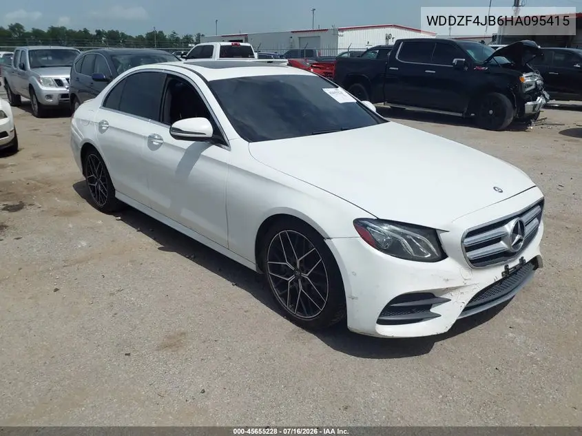 2017 Mercedes-Benz E 300 VIN: WDDZF4JB6HA095415 Lot: 45655228