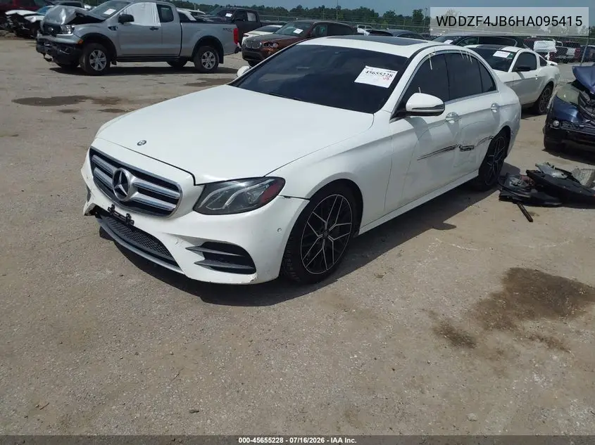 2017 Mercedes-Benz E 300 VIN: WDDZF4JB6HA095415 Lot: 45655228