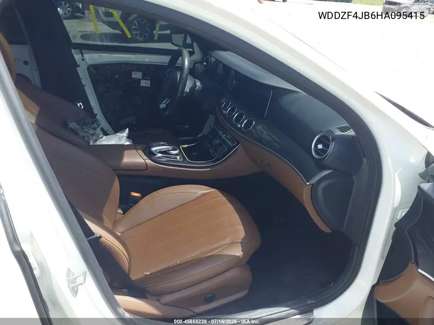 2017 Mercedes-Benz E 300 VIN: WDDZF4JB6HA095415 Lot: 45655228