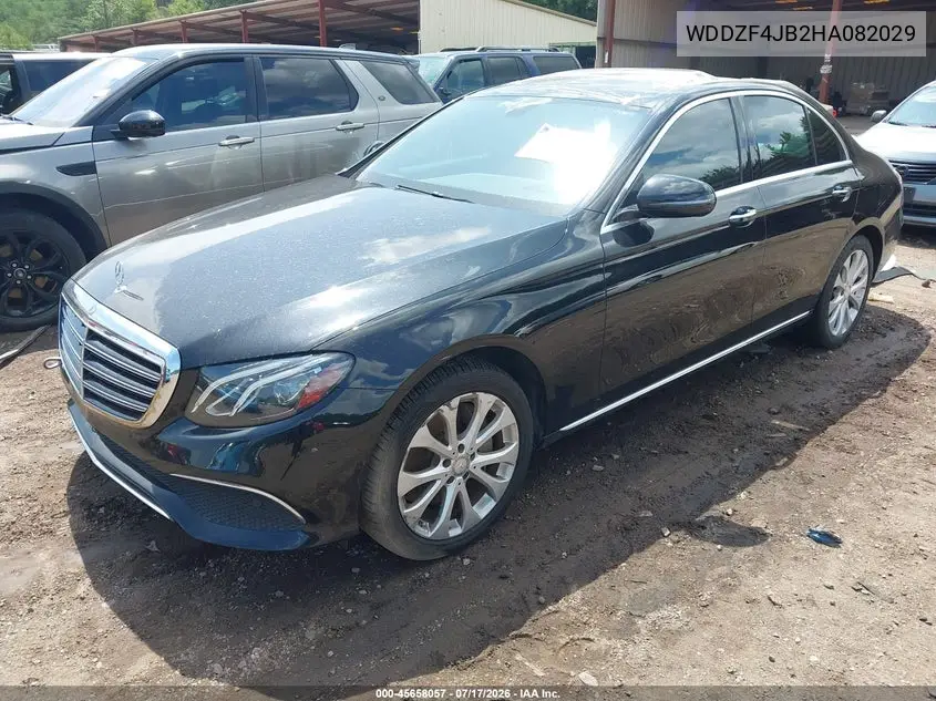 2017 Mercedes-Benz E 300 VIN: WDDZF4JB2HA082029 Lot: 45658057