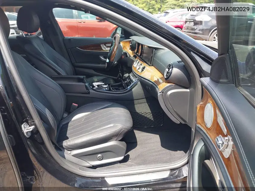 2017 Mercedes-Benz E 300 VIN: WDDZF4JB2HA082029 Lot: 45658057