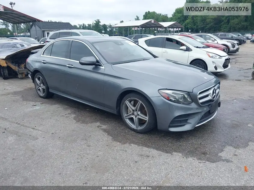 2017 Mercedes-Benz E 300 4Matic VIN: WDDZF4KB3HA053976 Lot: 45663334