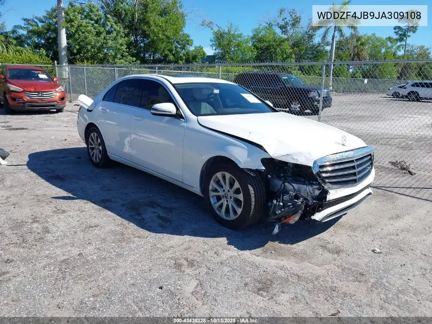 WDDZF4JB9JA309108 2018 Mercedes-Benz E 300