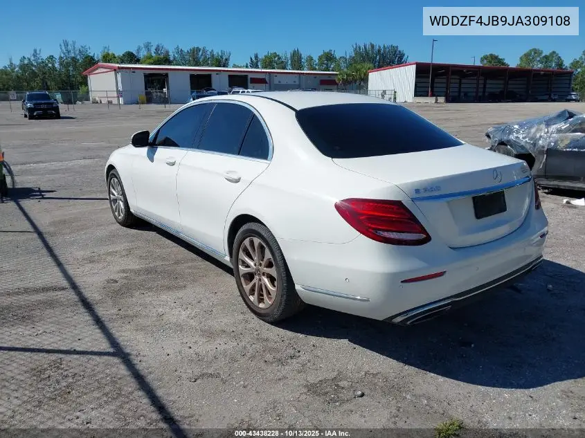 WDDZF4JB9JA309108 2018 Mercedes-Benz E 300
