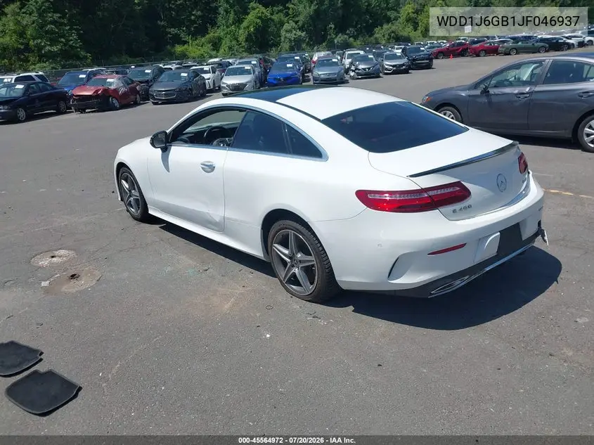 2018 Mercedes-Benz E 400 4Matic VIN: WDD1J6GB1JF046937 Lot: 45564972