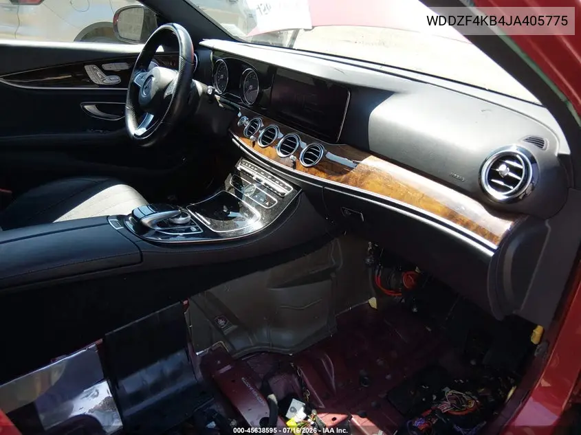 2018 Mercedes-Benz E 300 4Matic VIN: WDDZF4KB4JA405775 Lot: 45638595