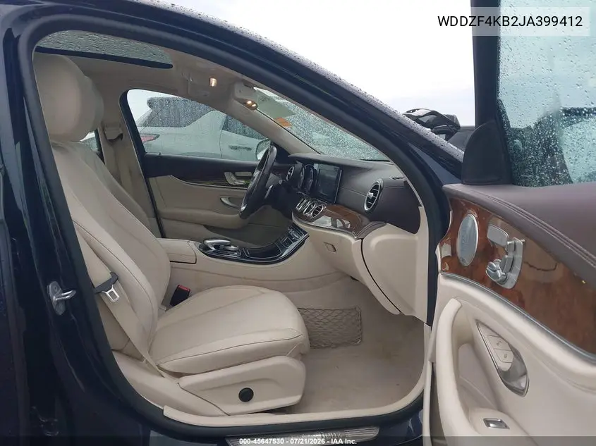 2018 Mercedes-Benz E 300 4Matic VIN: WDDZF4KB2JA399412 Lot: 45647530