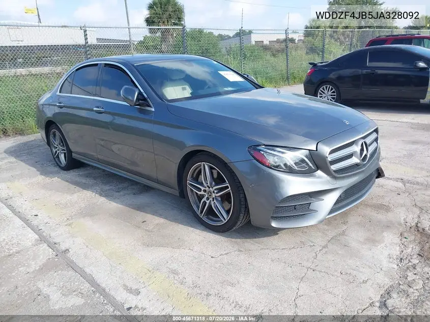 2018 Mercedes-Benz E 300 VIN: WDDZF4JB5JA328092 Lot: 45671318