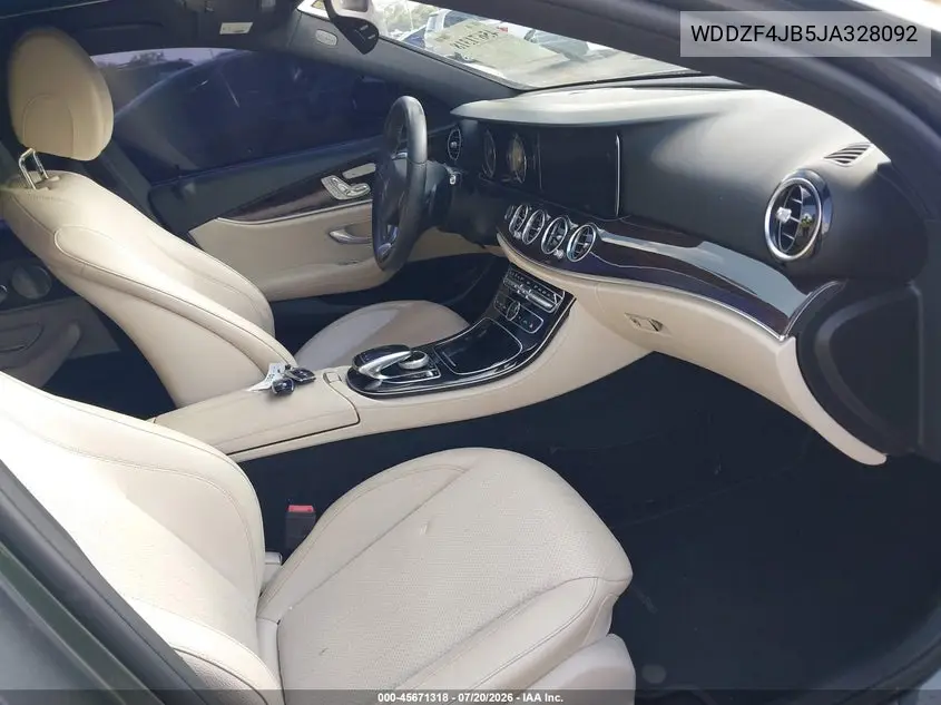 2018 Mercedes-Benz E 300 VIN: WDDZF4JB5JA328092 Lot: 45671318