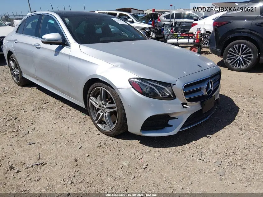 2019 Mercedes-Benz E 300 VIN: WDDZF4JBXKA496621 Lot: 45586399