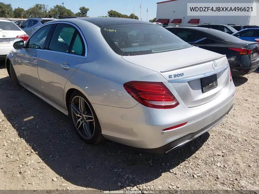 2019 Mercedes-Benz E 300 VIN: WDDZF4JBXKA496621 Lot: 45586399