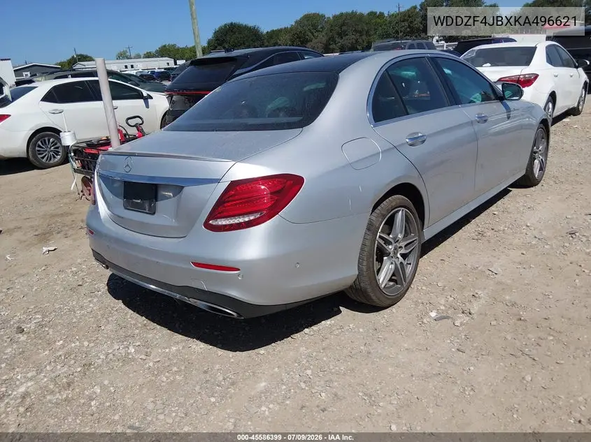 2019 Mercedes-Benz E 300 VIN: WDDZF4JBXKA496621 Lot: 45586399