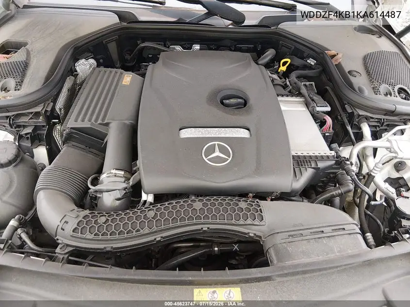 2019 Mercedes-Benz E 300 4Matic VIN: WDDZF4KB1KA614487 Lot: 45623747