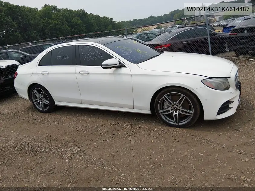 2019 Mercedes-Benz E 300 4Matic VIN: WDDZF4KB1KA614487 Lot: 45623747