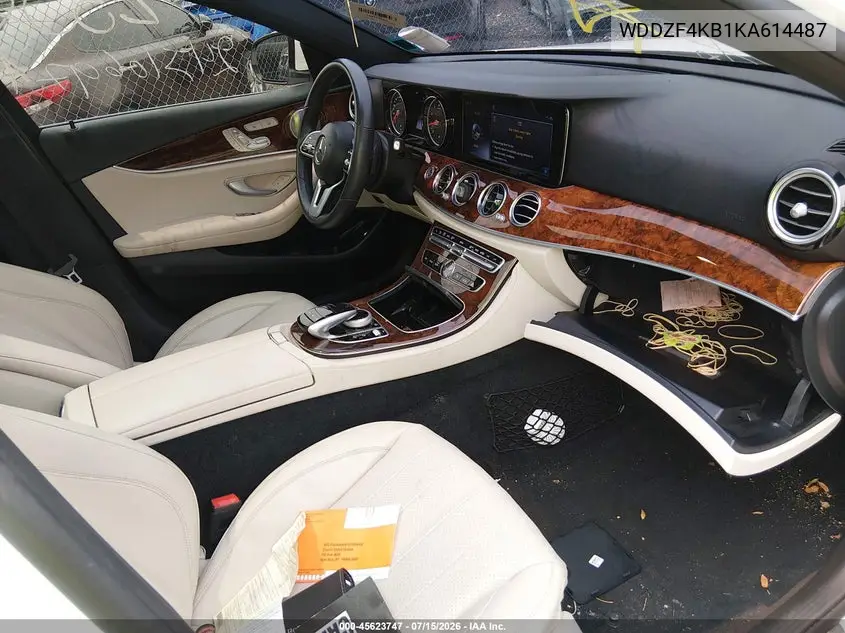2019 Mercedes-Benz E 300 4Matic VIN: WDDZF4KB1KA614487 Lot: 45623747