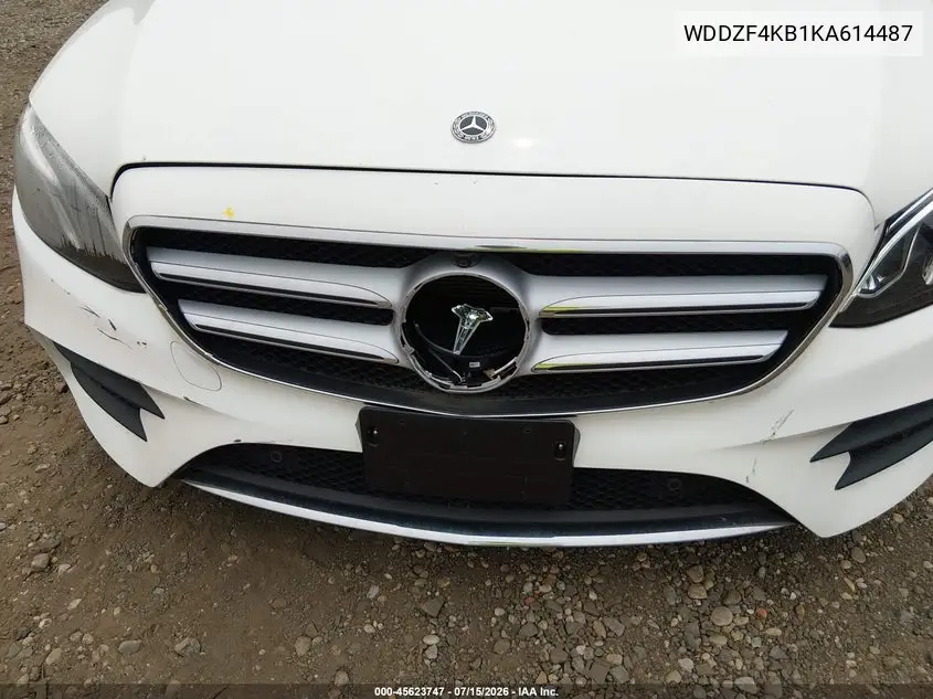 2019 Mercedes-Benz E 300 4Matic VIN: WDDZF4KB1KA614487 Lot: 45623747