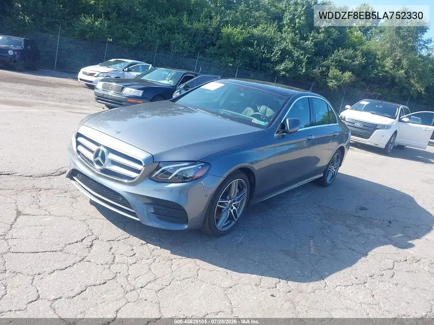 2020 Mercedes-Benz E 350 4Matic VIN: WDDZF8EB5LA752330 Lot: 45628105