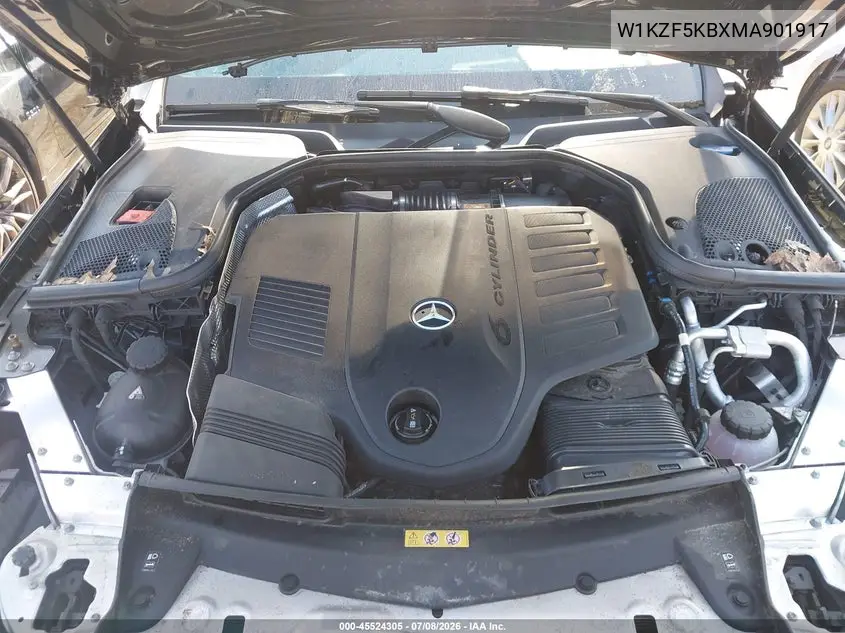 2021 Mercedes-Benz E 450 4Matic VIN: W1KZF5KBXMA901917 Lot: 45524305