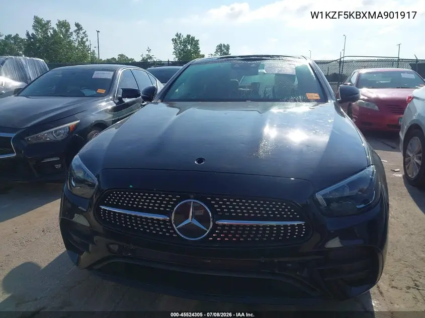 2021 Mercedes-Benz E 450 4Matic VIN: W1KZF5KBXMA901917 Lot: 45524305