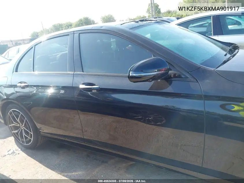2021 Mercedes-Benz E 450 4Matic VIN: W1KZF5KBXMA901917 Lot: 45524305