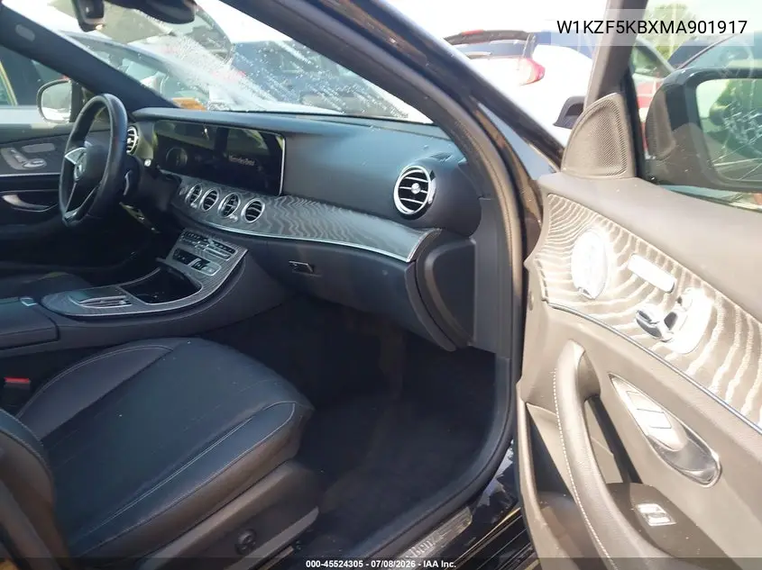 2021 Mercedes-Benz E 450 4Matic VIN: W1KZF5KBXMA901917 Lot: 45524305