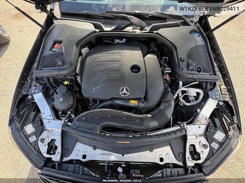 2022 Mercedes-Benz E 350 4Matic VIN: W1KZF8EBXNB029411 Lot: 45409564