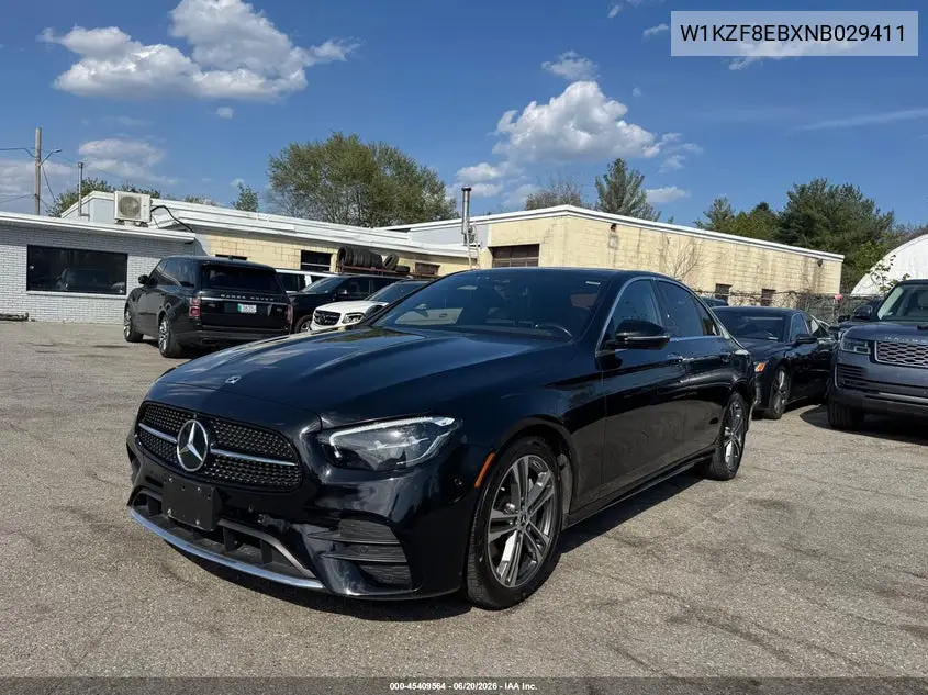 2022 Mercedes-Benz E 350 4Matic VIN: W1KZF8EBXNB029411 Lot: 45409564