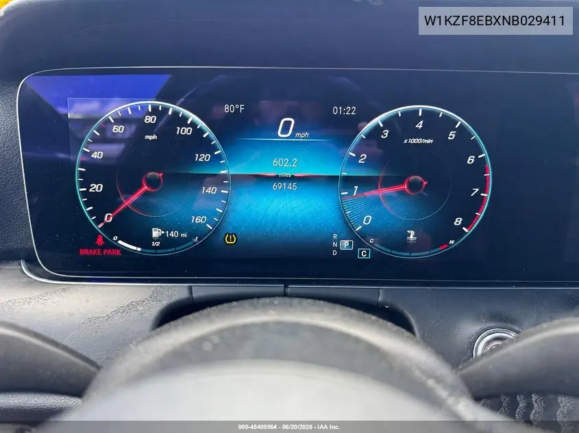 2022 Mercedes-Benz E 350 4Matic VIN: W1KZF8EBXNB029411 Lot: 45409564