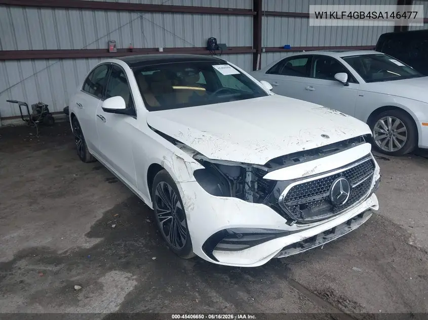 W1KLF4GB4SA146477 2025 Mercedes-Benz E 350