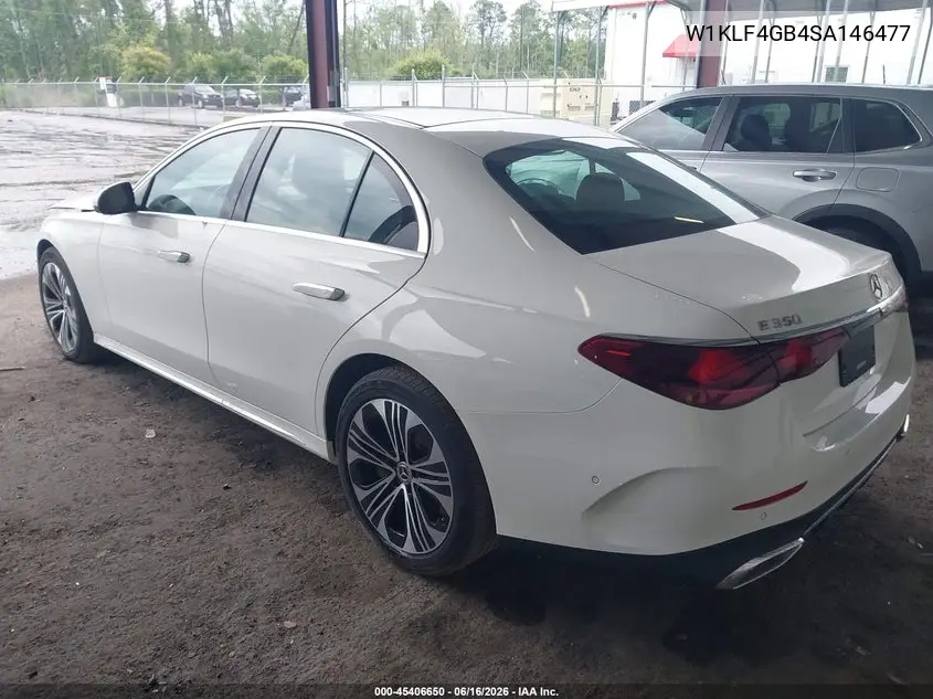 W1KLF4GB4SA146477 2025 Mercedes-Benz E 350