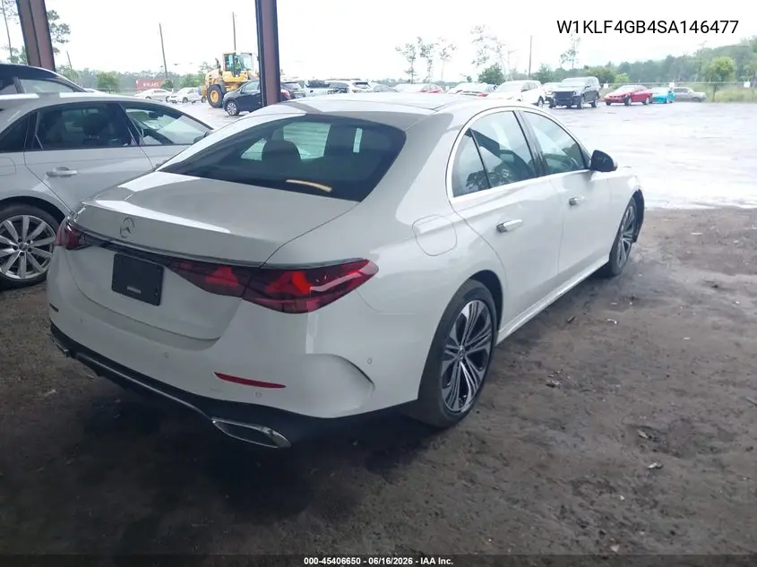 W1KLF4GB4SA146477 2025 Mercedes-Benz E 350