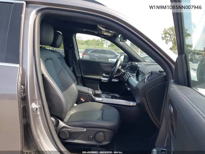 2022 Mercedes-Benz Eqb 350 Suv 4Matic VIN: W1N9M1DB5NN007946 Lot: 45258083