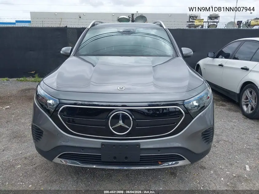 2022 Mercedes-Benz Eqb 350 Suv 4Matic VIN: W1N9M1DB1NN007944 Lot: 45313696