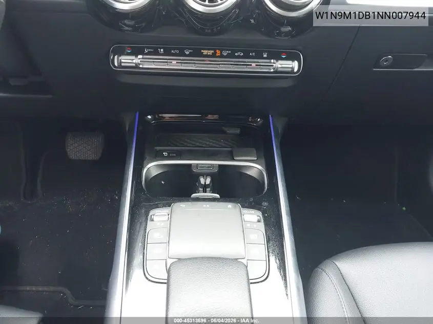2022 Mercedes-Benz Eqb 350 Suv 4Matic VIN: W1N9M1DB1NN007944 Lot: 45313696
