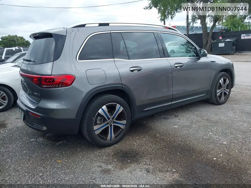 2022 Mercedes-Benz Eqb 350 Suv 4Matic VIN: W1N9M1DB1NN007944 Lot: 45313696